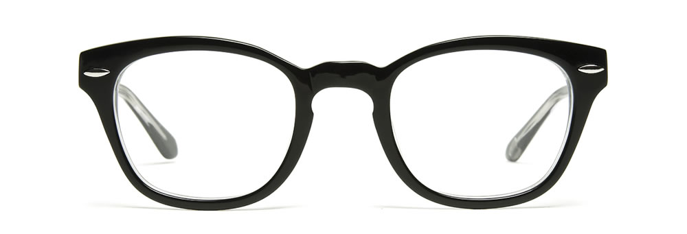 mens fashion glasses – Collins Black Ice