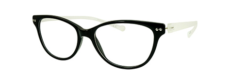 womens fashion glasses – v4.4 Shiny Black & Matte Crystal