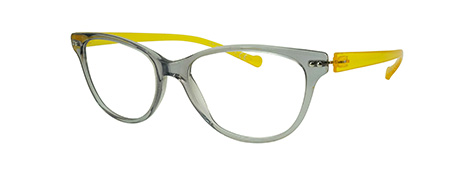 womens fashion glasses – v4.4 Shiny Gray & Yellow