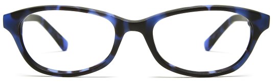 womens fashion glasses – Lola Matte Blue Tortoise