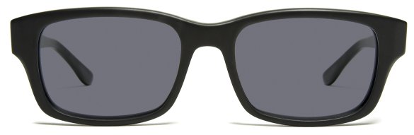 mens fashion glasses – Martin Matte Black