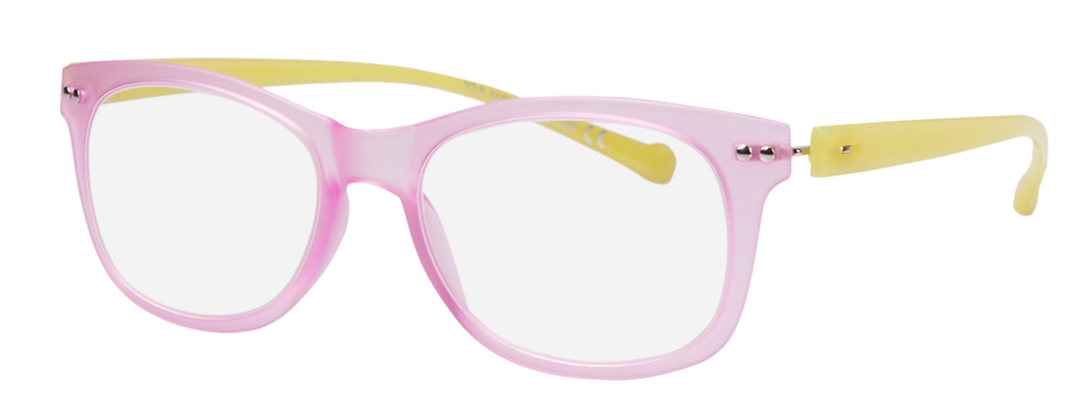 womens fashion glasses – V2.9 Matte Lilac & Shiny Light Yellow