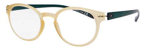 mens fashion glasses – V3.2 Matte Ocher & Shiny Green