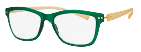 womens fashion glasses – V3.3 Matte Green & Ocher