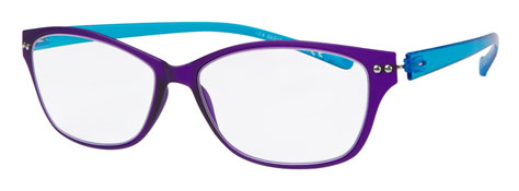 womens fashion glasses – V3.6 Matte Purple & Shiny Light Blue