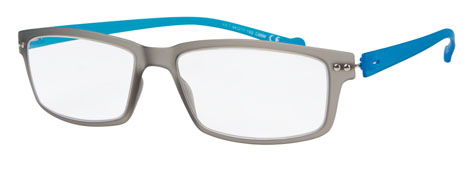 mens fashion glasses – V3.7 Matte Gray & Light Blue